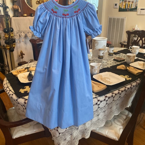 NWT Banbury Cross Smocked Girls Dress size 5 - Picture 14 of 16